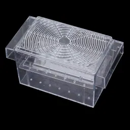 Breeding Box Aquarium Fish Tank Hatchery Incubator, Acrylic White Breeder Isolation Divider Hatching Boxes Boyu Fish Hatchery (Small: 6.2x3.1x3 Inch) Rectangle Aquarium Tank-23