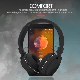 SH-12 Wireless Bluetooth Headphones On Ear, Lightweight & Foldable FBA1 Bluetooth Headset-44