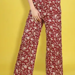 Cutiekins Girls Paisley Printed Palazzos-image-91