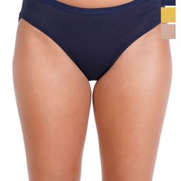 Liigne Pack Of 4 Cotton Mid Rise Basic Briefs VCPC2090-XS-image-50