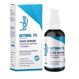 BAKE Retinol 1% With 2% Multi Peptides For Anti Aging & Wrinkles Serum-30ml-15