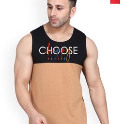 SLOWLORIS Pack Of 2 Printed Gym Vests VSL26 CMB(CHS BLACKRUST)(OVRTNK BLACKRED)-image-72