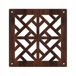 RANDOM Brown Geometric Window Blinds image 3