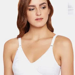 Bodycare Women Solid Non Wired Full Coverage 3Pcs Non Padded Maternity Bra-11