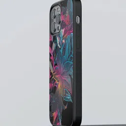 macmerise Floral Printed iPhone 13 Pro Max Back Case Mobile Accessories-image-45