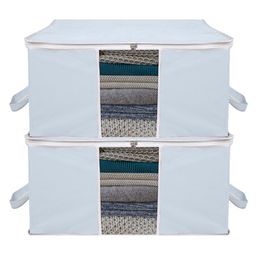 Kuber Industries Grey Set of 2 Regular Swab Storage Organisers-18