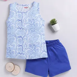 MIMINO Girls Printed T-shirt with Shorts-picture-38