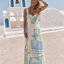 Routes by All About You Women Abstract Print Maxi Dress-image-48