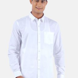 Ramraj Men Spread Collar Solid Cotton Casual Shirt-image-46