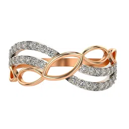 VALANOVA Women Rose Gold Ring Diamond-picture-5
