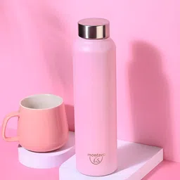 FNS Blushbloom Pink Stainless Steel Single Wall Vacuum Water Bottle-750 ml-34