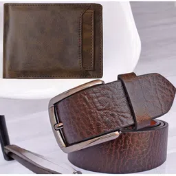Metronaut Men Accessory Gift Set of Wallet and Belt-image-2