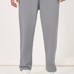 Styli Men Oversize Open Hem Cotton Jogger with Minimalist Graphic-picture-5