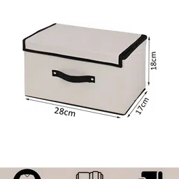 Aura wardrobe organizer White Drawer Organiser image 2