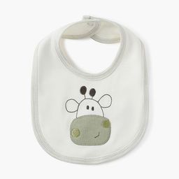 Juniors by Babyshop Infant Boys Giraffe Embroidered Pure Cotton Bib-picture-26