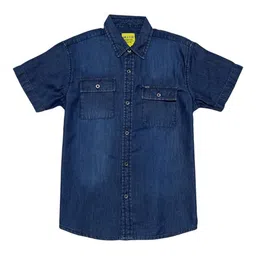 Gini and Jony Boys Comfort Fit Typography Printed Spread Collar Casual Shirt-image-19