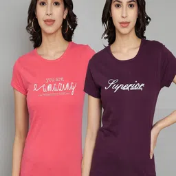 Trend Level Women 2 Applique T-shirt-image-7