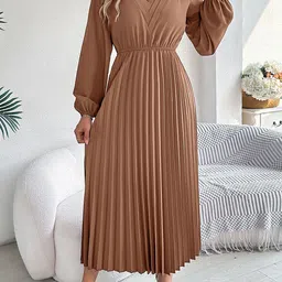 StyleCast x Revolte Fit and Flare Maxi Dress-image-6