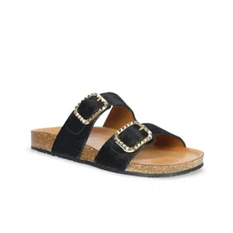 Saint G Embellished Women Slip-On Open Toe Flats with Buckles-image-88