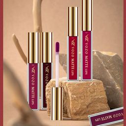 VOZO Set Of 6 Matte Lips Liquid Lipstick 4 ml Each Shade 101-102-103-106-201-204-3