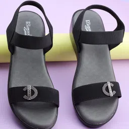 D LORZERI Work Flatform Sandals with Buckles-image-78