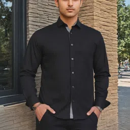 Moda Rapido Men Self Design Cotton Comfort Casual Shirts-picture-30