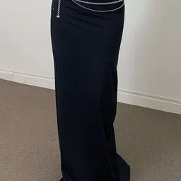 LULU & SKY Women A-Line Maxi Slip-On Skirt-image-77