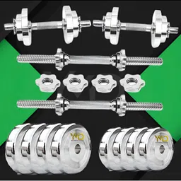 HackerX Set Of 4 Steel Adjustable Dumbbell-51