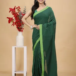 SLAGHA Solid Taant Saree-picture-35