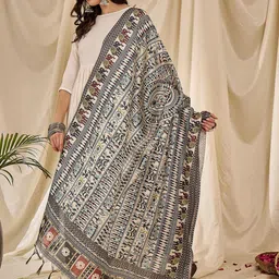 InWeave Women Regular Kurta with Palazzos & With Dupatta-18