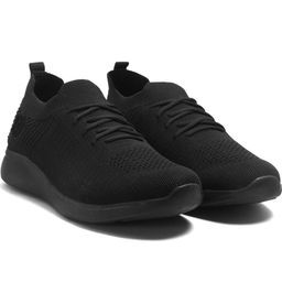 Hilux Men Black Light Weight Eva Running Sports Shoe-image-44