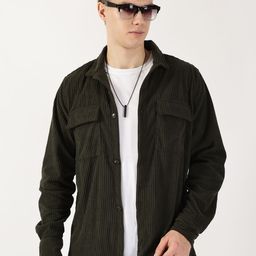 Thomas Scott Men Premium Corduroy Casual Shirt-image-89