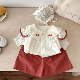 StyleCast x Revolte Girls Colourblocked Top With Shorts-image-56