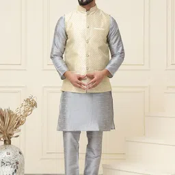 SOJANYA Men Regular Kurta with Churidar-picture-39