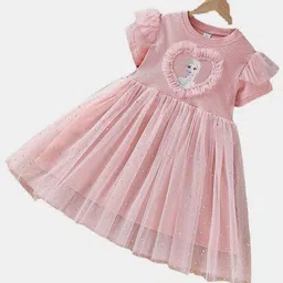 YK Self Design Fit & Flare Dress-image-35