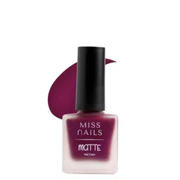 MISS NAILS Matte Collection Nail Polish - 8ml - Bubble Wine-image-48