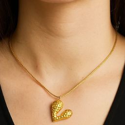 DKane Designs Gold-Plated Heart-Shaped Pendants With Chains-image-24