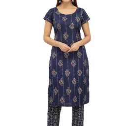 DMP FASHION Women Floral Printed Daily Straight Kurta-18