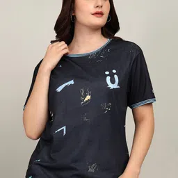 UMILDO Women Sports Printed Dri-FIT T-shirt-image-27