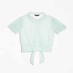 Allen Solly Junior Girls Striped Cotton Top-picture-28