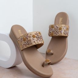 Inc 5 Women Embellished Flatform Mules-12