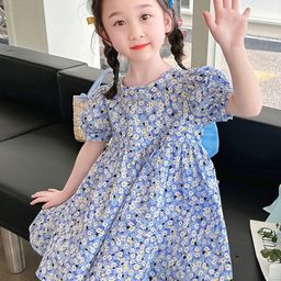 LULU & SKY Floral Print Fit & Flare Dress-picture-12