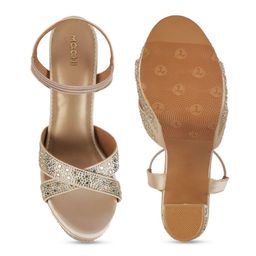 Mochi Embellished Block Peep Toes image 4