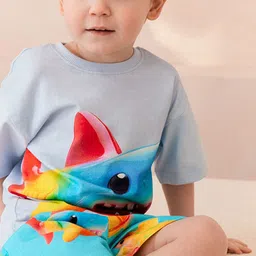 INCLUD Boys Printed T-shirt with Shorts-image-58