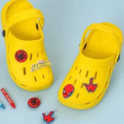 Disney By Yellow Bee Boys Self-Designed Spider-Man Clogs-picture-7