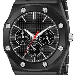 DOUBLERUN Men Dial & Bracelet Style Straps Analogue Multi Function Watch H05NAMT-19 image 3