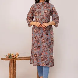 Anouk Women Cotton Straight Kurtas-picture-18