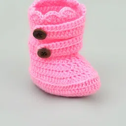 FUNKRAFTS Girls Pure Wool Booties-80