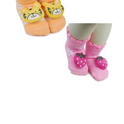 NESKA MODA Kids-Unisex Set Of 2 Ankle Length Cotton Socks-58