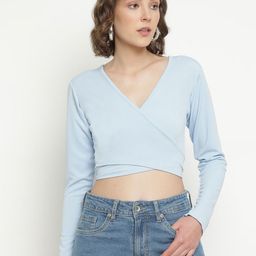 Sugathari Women Styled Back Crop Top-image-97